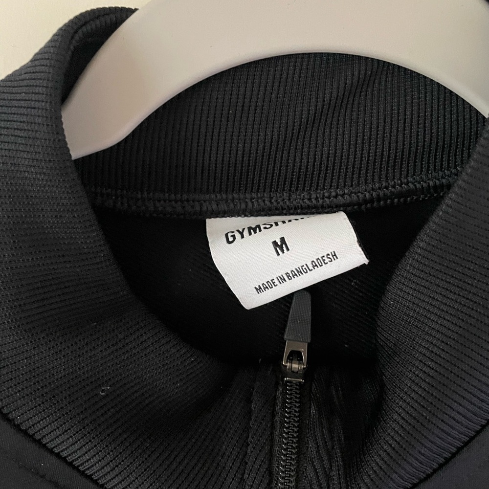 Gymshark Midnight Black Zip-Up